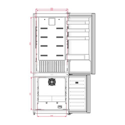 Teka RBF 78725 No Frost Electronic Refrigerator White - 5