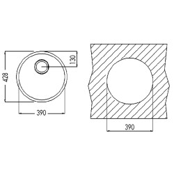 Teka Round Stainless Steel Kitchen Sink - 2