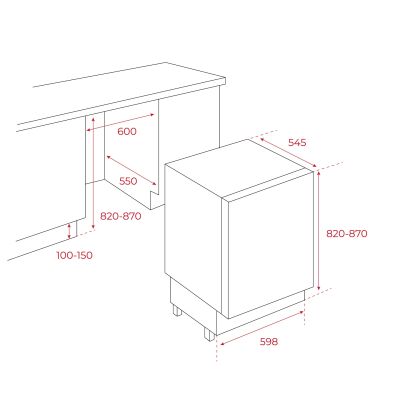 Teka RSF 41160 BU EU Built-In Freezer - 3