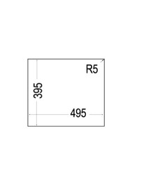 Teka Sink SQUARE 50.40 TG Artıc White Granite Undercounter - 3