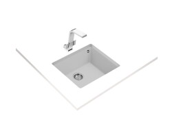 Teka Sink SQUARE 50.40 TG Artıc White Granite Undercounter - 2