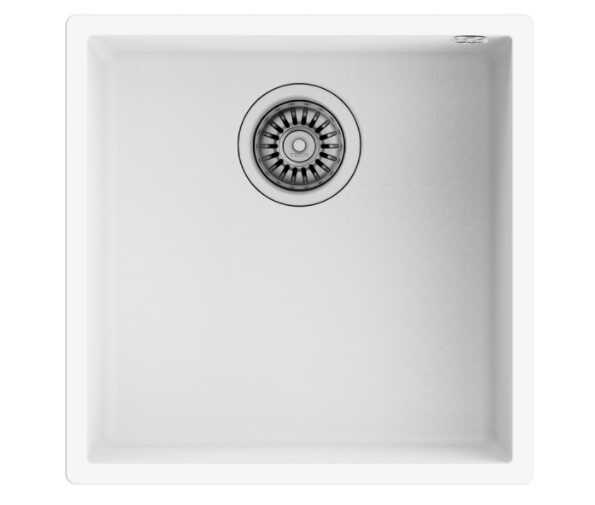 Teka Square 40.40 Tek Hazneli Tegranite Eviye Artic White