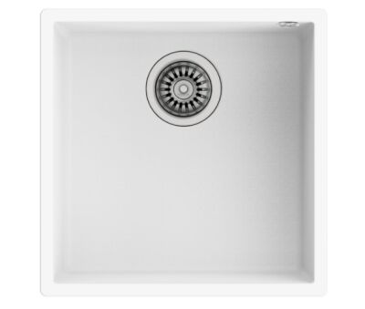 Teka Square 40.40 Tek Hazneli Tegranite Eviye Artic White - 1