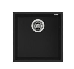 Teka Square 40.40 Tek Hazneli Tegranite Eviye Siyah - Teka