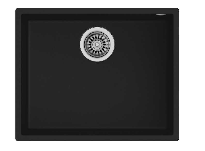 Teka Square 50.40 Tek Hazneli Tegranite Eviye Siyah