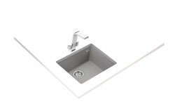Teka Square 50.40 Tek Hazneli Tegranite Eviye Gri - 2
