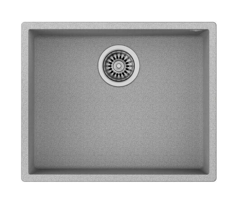 Teka Square 50.40 Tek Hazneli Tegranite Eviye Gri