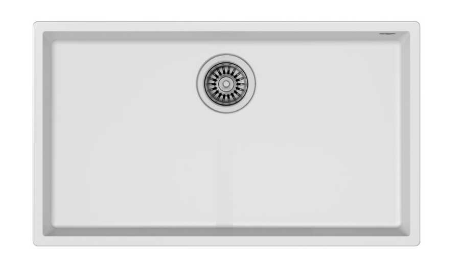 Teka 72.40 Tek Hazne Tezgahaltı Tegranite Eviye Beyaz