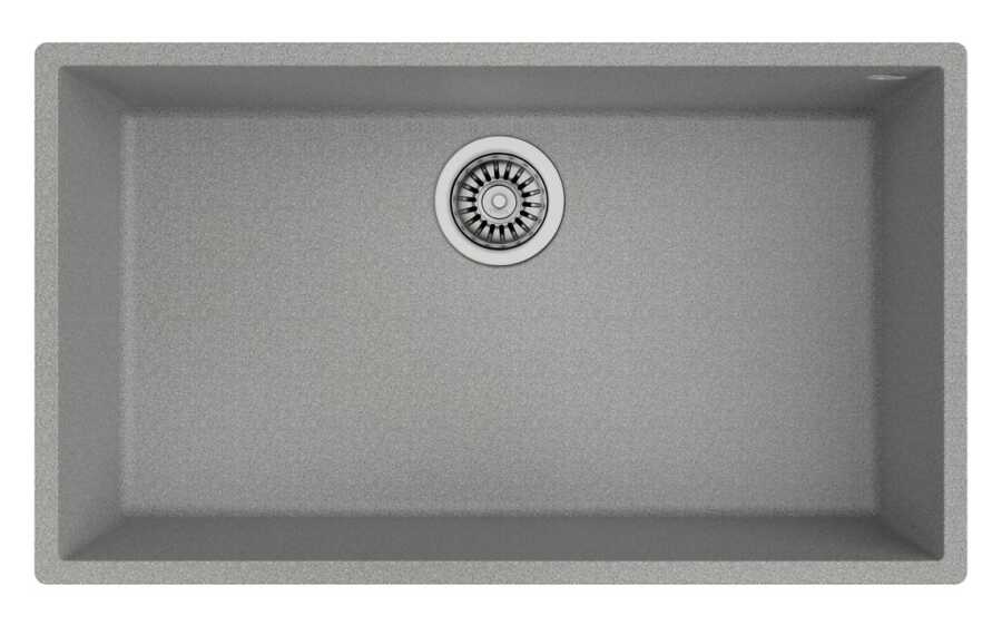 Teka Square 72.40 Tek Hazne Tezgahaltı Tegranite Eviye Gri