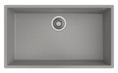 Teka Square 72.40 Tek Hazne Tezgahaltı Tegranite Eviye Gri - 1