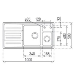 Teka Stage 60 B Paslanmaz Çelik Evye Sağ - 2