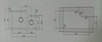 Teka Stage BE 1/2B 625 1.5 Hazne Paslanmaz Çelik Eviye Sağ - 3