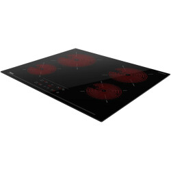 Teka TBC 64010 Vitrokeramik Elektrikli 60 cm Ocak Siyah - 2