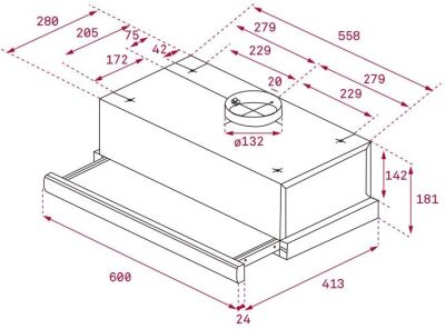 Teka TL 6210 Sürgülü 60 cm Aspiratör Inox - 2