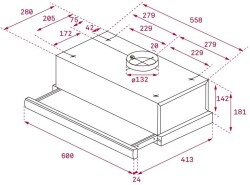 Teka TL 6210 Sürgülü 60 cm Aspiratör Inox - 2