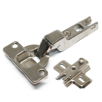 Titus Non-Soft Close Hinge with Mounting Plate - 1