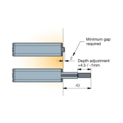 Titus Push-to-Open Concealed Plinth - 5