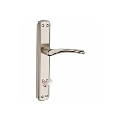 Tiviti Door Handle Bravo Wc Mirrored Nickel Satin - Tiviti