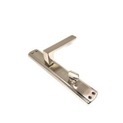 Tiviti Door Handle Coral Model, For WC Mirrored, Nickel Satin - Tiviti