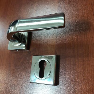 Tiviti Door Handle Daffodil Model Rosette Satin - 4