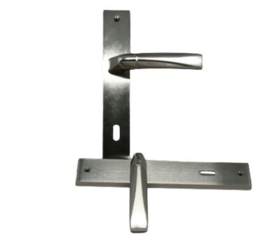 Tiviti Door Handle Kristal Model, Mirrored Nickel Satin - 1