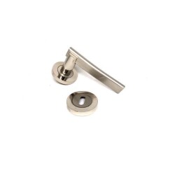 Tiviti Door Handle Lama Model Matte Nickel Rosette - Tiviti