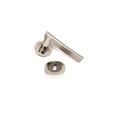 Tiviti Door Handle Lama Model Matte Nickel Rosette - 1