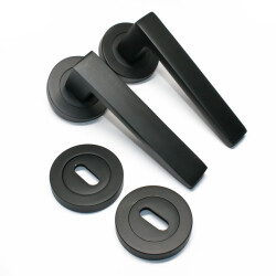 Tiviti Door Handle Mercan Model, Room, Black - Tiviti