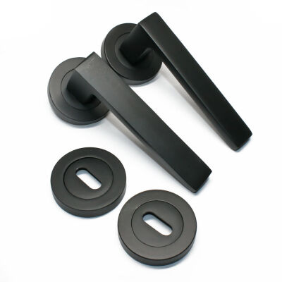 Tiviti Door Handle Mercan Model, Room, Black - 1