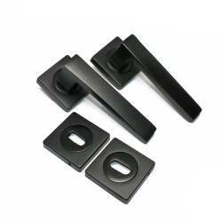 Tiviti Door Handle Mercan Model, Room, Matte Black - Tiviti