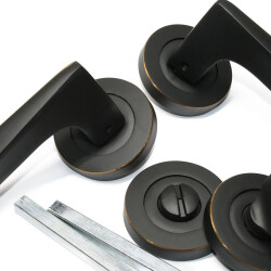 Tiviti Door Handle Piramit Model,Yellow Black Round Badge - 2