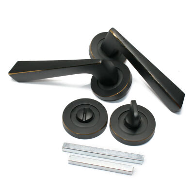 Tiviti Door Handle Piramit Model,Yellow Black Round Badge - 1