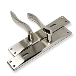 Tiviti Door Handle Pırlanta Model, Room, Mirrored, Satin - Tiviti