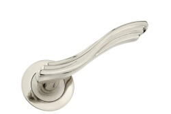 Tiviti Door Handle Pırlanta Model, Rosette, Satin - Tiviti