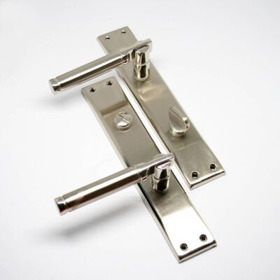 Tiviti Door Handle Safir Model, Nickel Satin - 1