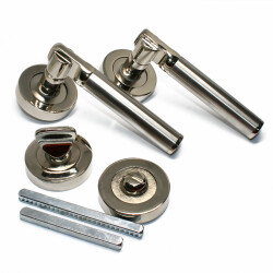 Tiviti Door Handle Sahin Model Nickel Satin - Tiviti