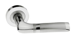 Tiviti Door Handle Turkuaz Model, WC, Rosette, Satin - Tiviti