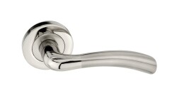 Tiviti Door Handle Yeşim Model, Room, Rosette, Satin - Tiviti