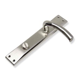 Tiviti Door Handle Yeşim Model, WC, Mirrored, Satin - Tiviti