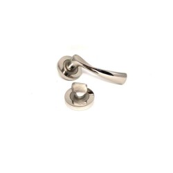 Tiviti Kapı Kolu Bravo WC Yuvarlak Rozet Nikel - Tiviti