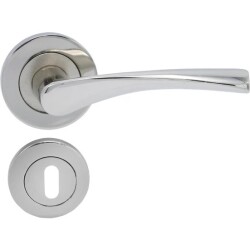 Tiviti Door Handle Bravo Model, Room, Rosette, Satin - Tiviti