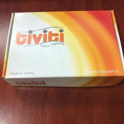 Tiviti Kapı Kolu Nergis Yale Yuvarlak Rozet Nikel - 5