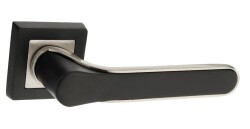 Tiviti Kapı Kolu Zirve Model, Kare Rozet Krom Siyah - Tiviti