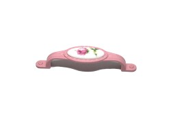 Tomurcuk Porcelain Handle 096 Pink Pattern - Tomurcuk