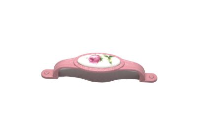 Tomurcuk Porcelain Handle 096 Pink Pattern - 1