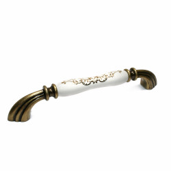 Tomurcuk Porcelain Handle 160 Cabinet-Antic Pattern Gilded - Tomurcuk