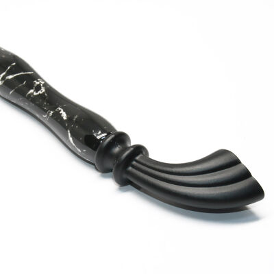 Tomurcuk Porcelain Handle 192 Black Pattern Plating Pattern - 3