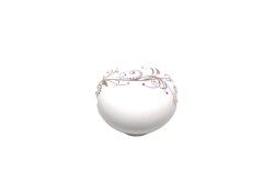 Tomurcuk Porselen Düğme Kulp D.Bakır Desen Yaldızlı - 1