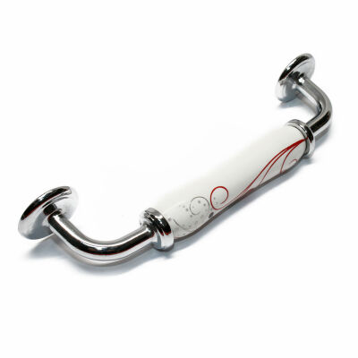 Tomurcuk Porselen Kulp 128mm Krom Desen (1025) - 2