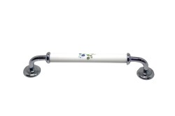 Tomurcuk Porselen Kulp 160mm Krom Desen - Tomurcuk